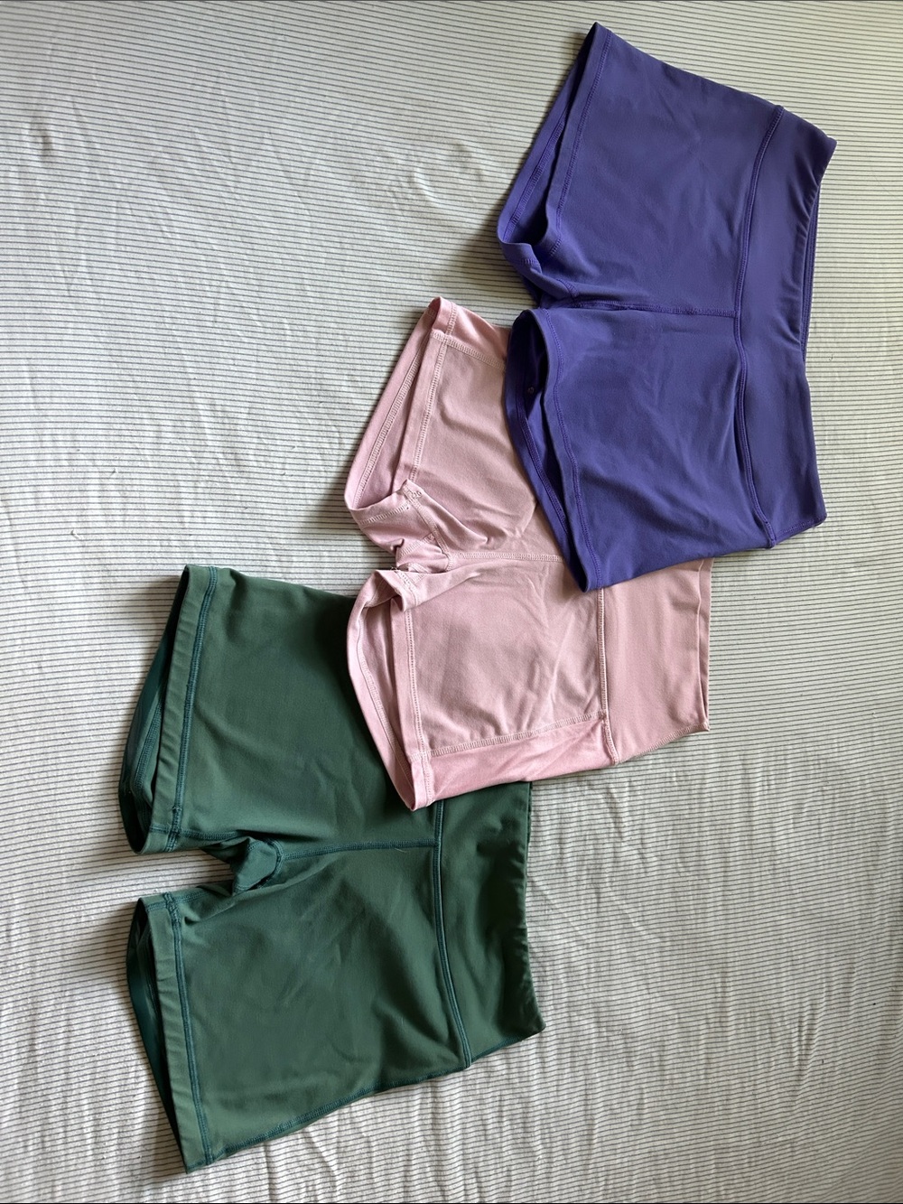 Booty Shorts - Purple, Pink & Green